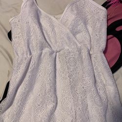 White Shorts Jumpsuit