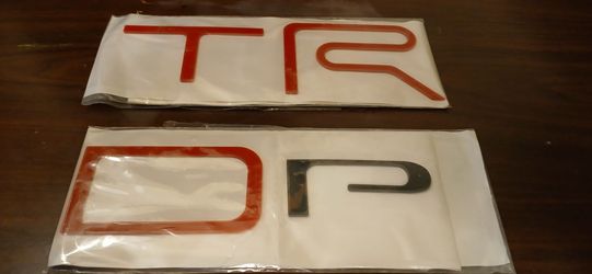 emble.a rigido de plastico ABS o Acrilico,TRD PRO