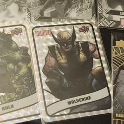 Wolverine And Hulk Cards