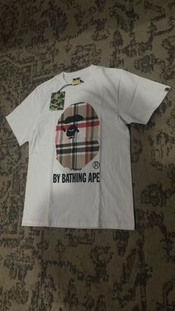 white bape tee
