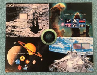 USPS Space Achievement & Exploration World Stamp Expo Oversized Stamp Sheet