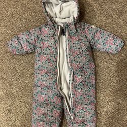 GAP Baby Girl Winter Snowsuit – Size 18–24M