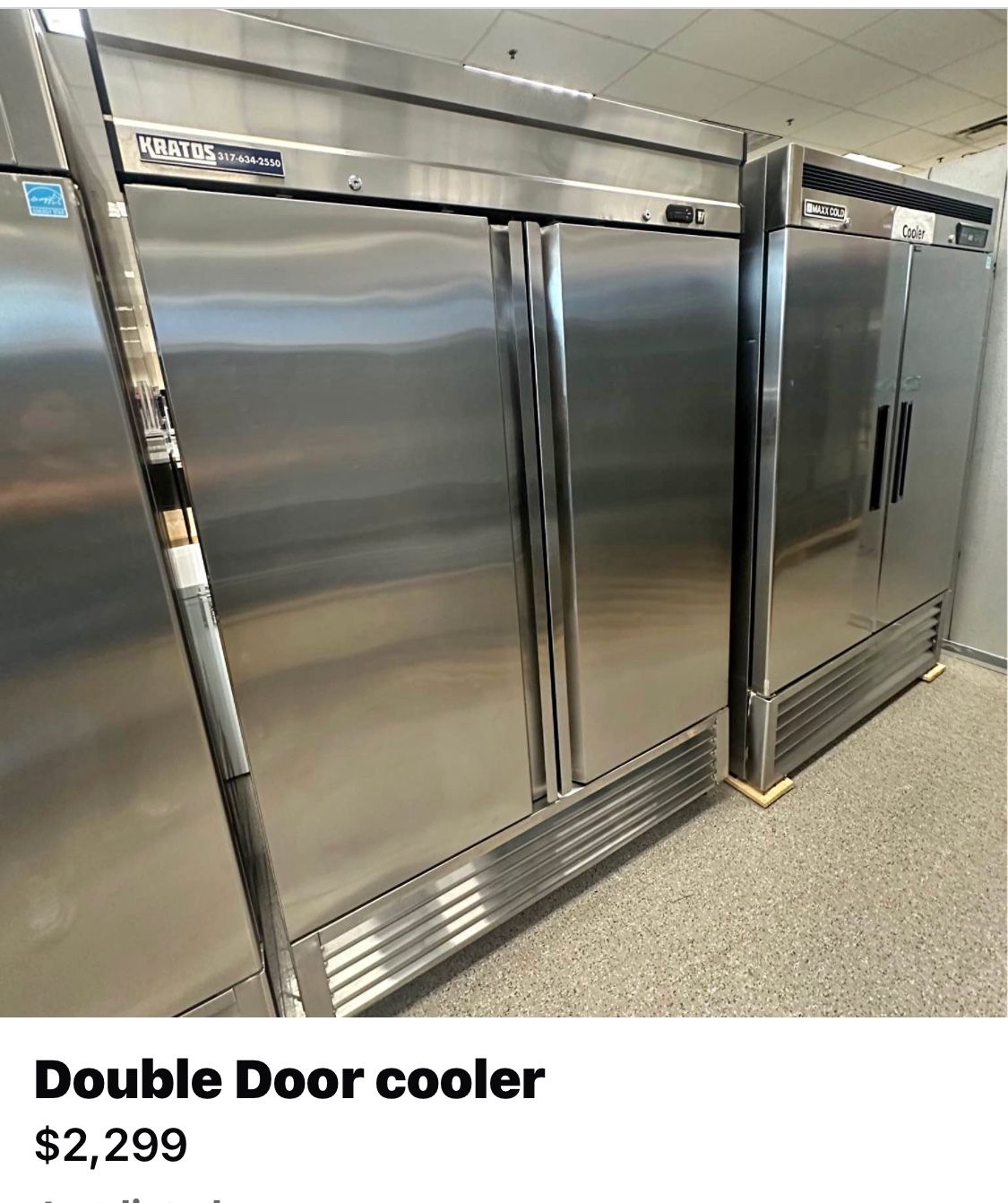 Double Door Cooler