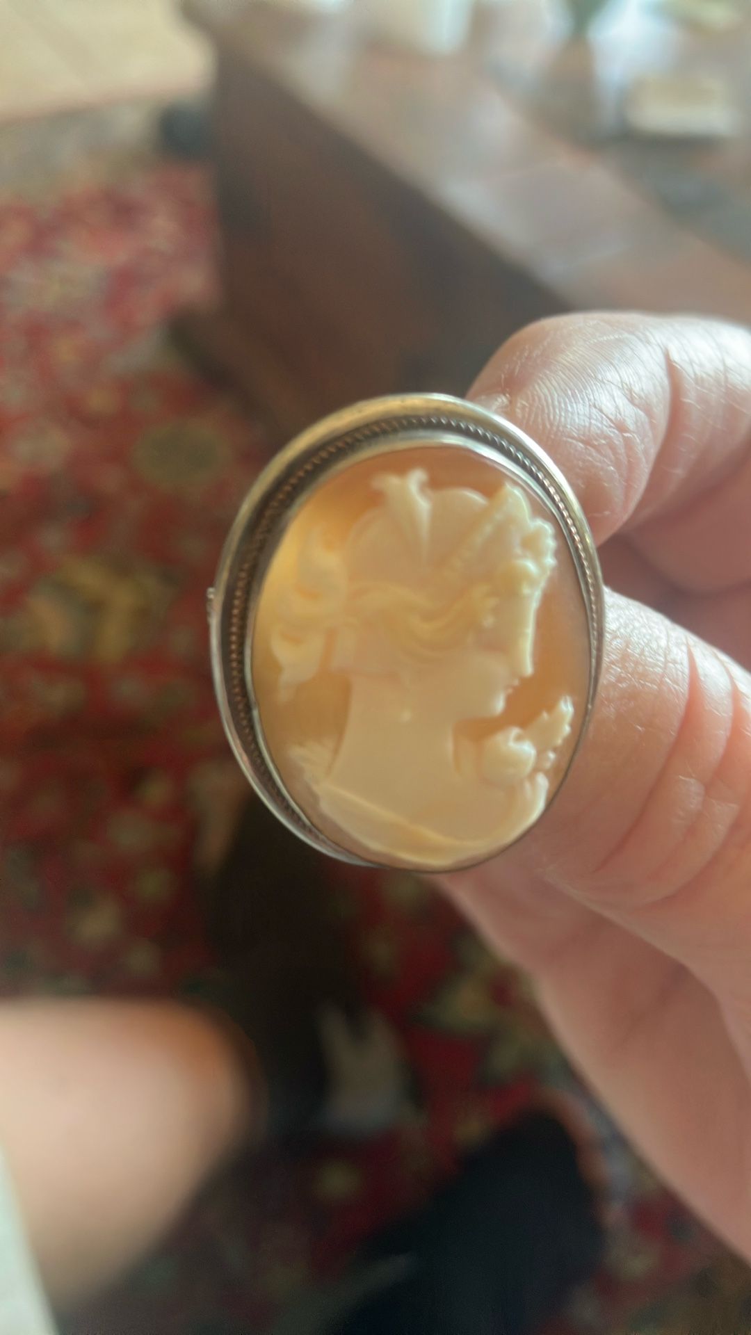 Antique Translucent Shell Cameo