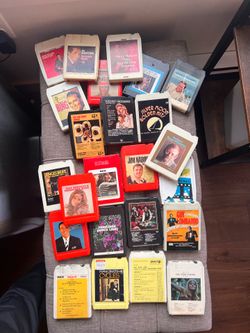 Case and 24 8-Tracks