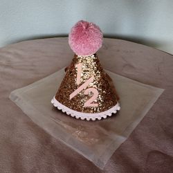 Baby 1/2 Birthday Hat Used For 1 Photoshoot . 