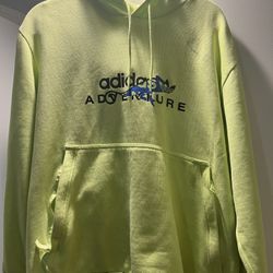 adidas ORIGINALS ADVENTURE HOODIE YELLOW