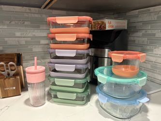 Ello glass container set