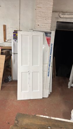 White 4-Panel Interior Door