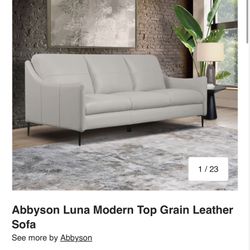 Selling Leather Couch