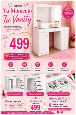 Vanity & mueble para maquillaje