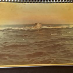 Claus BERGEN German Painter Of 1885-1964 Famous For His Renderings Of German Sea Ships And Battles Of WWI And WWII.