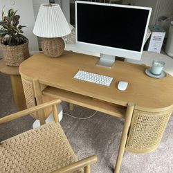 Portola Hills Caned Desk