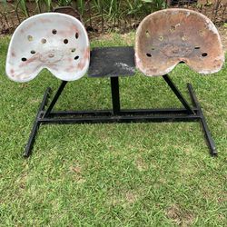 2 Tractor Seat Bench
