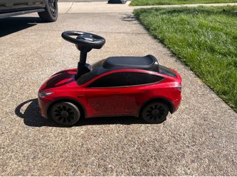 Radio Flyer "My First Tesla Model Y" Toddler Ride-On Car (Red)