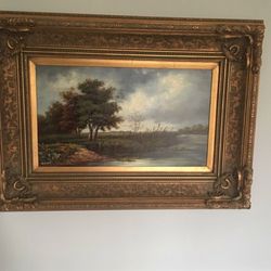 W. Ferri Original Oil Painting