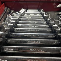 Snap-On 15 Piece Metric Wrench Set