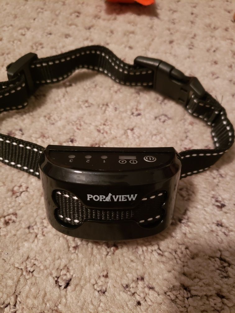 Dog training collar