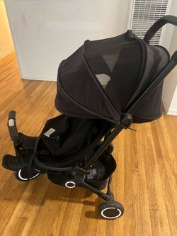 Black Compact Baby Stroller
