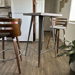 MCM High Top Table + Stools - $150 OBO