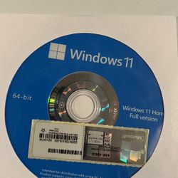 Window 11 Home DVD & Key