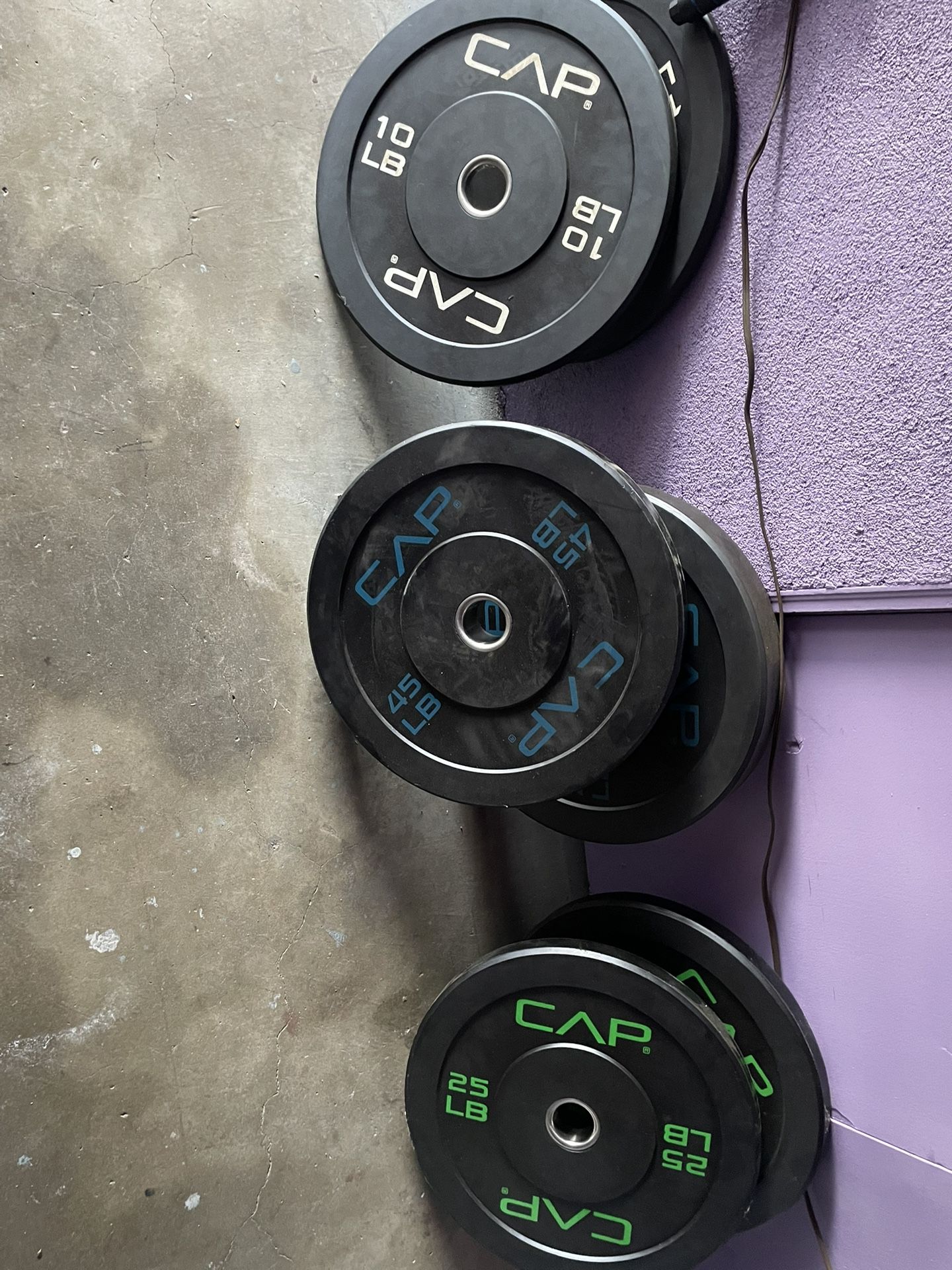 Bumper Plate Weight Set