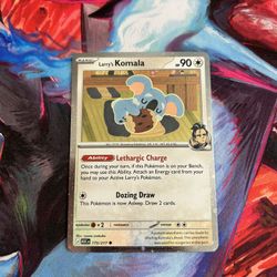 Larry's Komala [Cosmos Holo] #175 Pokemon TCG Ascended Heroes Mega Evolution 