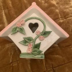 Mini Porcelain Mud Pie Decorative Bird House ( Pick Up Near Labrea & San Vicente 90019) 