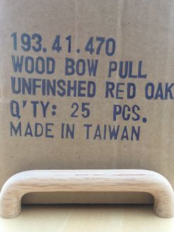 RED OAK HANDLES 3 3/4” 45 pieces available $2 each