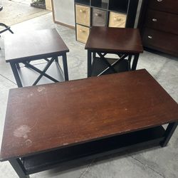 Coffee Table And End Tables