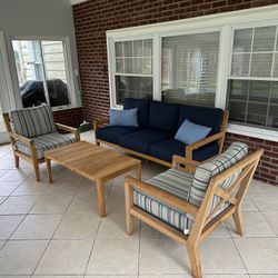 Fortunoff Patio Set ( Indonesian Teak Wood)