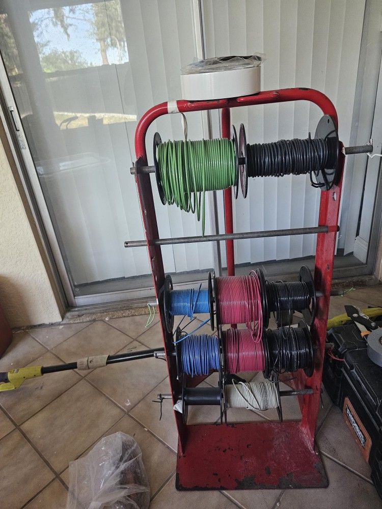 Electrical Wire Spool Rack 