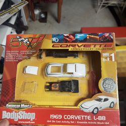 Corvette 50th Anniversary 1969 L88 Diecast Model Kit