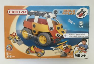 Erector Build & Play #6104 5 toys