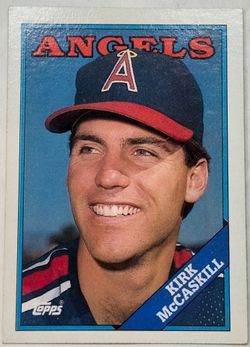 1988 Topps Kirk McCaskill Angels Baseball Card  # 16