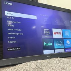 Sony TV with a 40-inch screen 