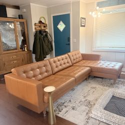 IKEA Morabo Leather Sofa