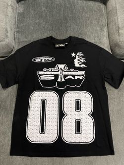 Medium Hellstar black graphic tee