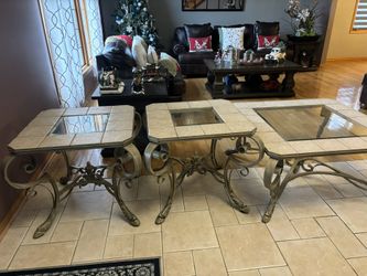 3 Living Room Side Tables 