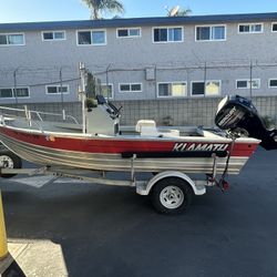 2016 Klamath 16’ Center Console Aluminum Fully Loaded Fishing Boat