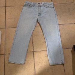 Levi’s Men’s 505 Light Blue Jeans