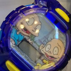 2000 Rugrats In Paris Watches Chatback Set Of 4 Plus Extra Tommy & Dil