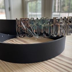 NEW Versace Genuine Leather Unisex Belt, Made in Italy