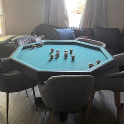 Poker Table With Chairs