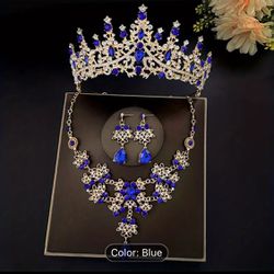 Corona Para Quinciañera En Azul 