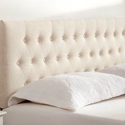 Full Size Tufted Upholstered Headboard – Like New