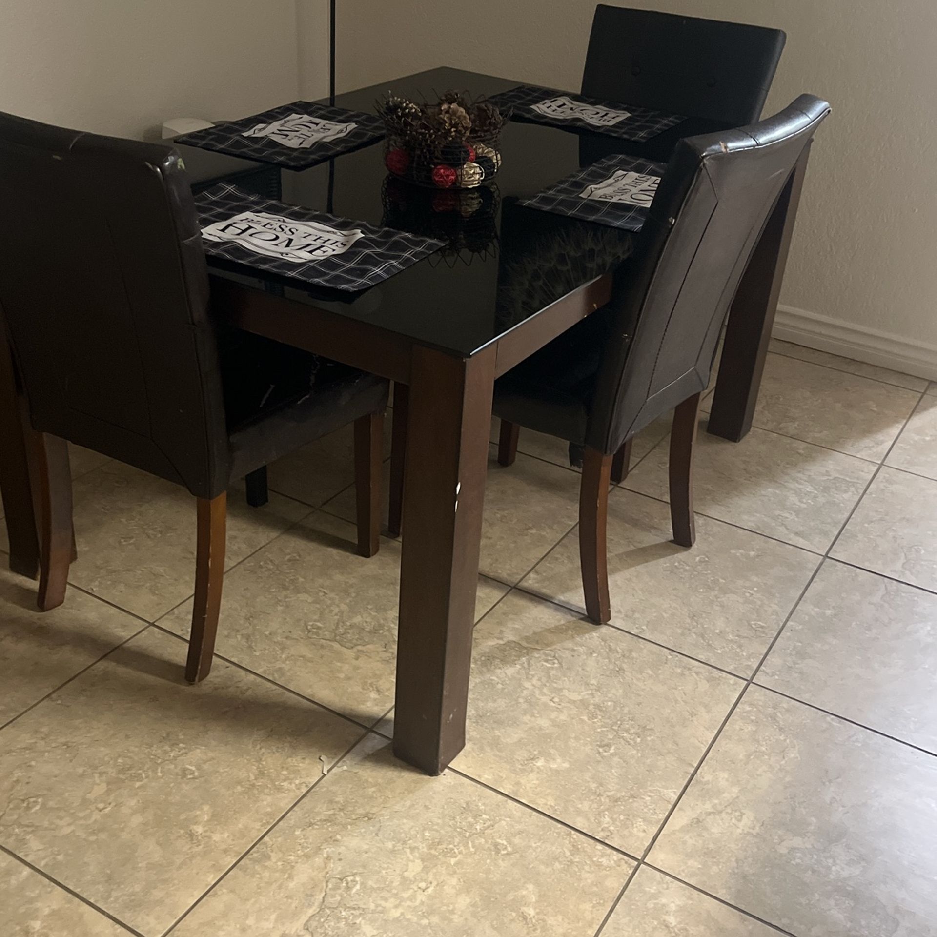 Black Dining Table