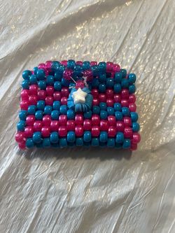 Beaded Kandi wallet pouch