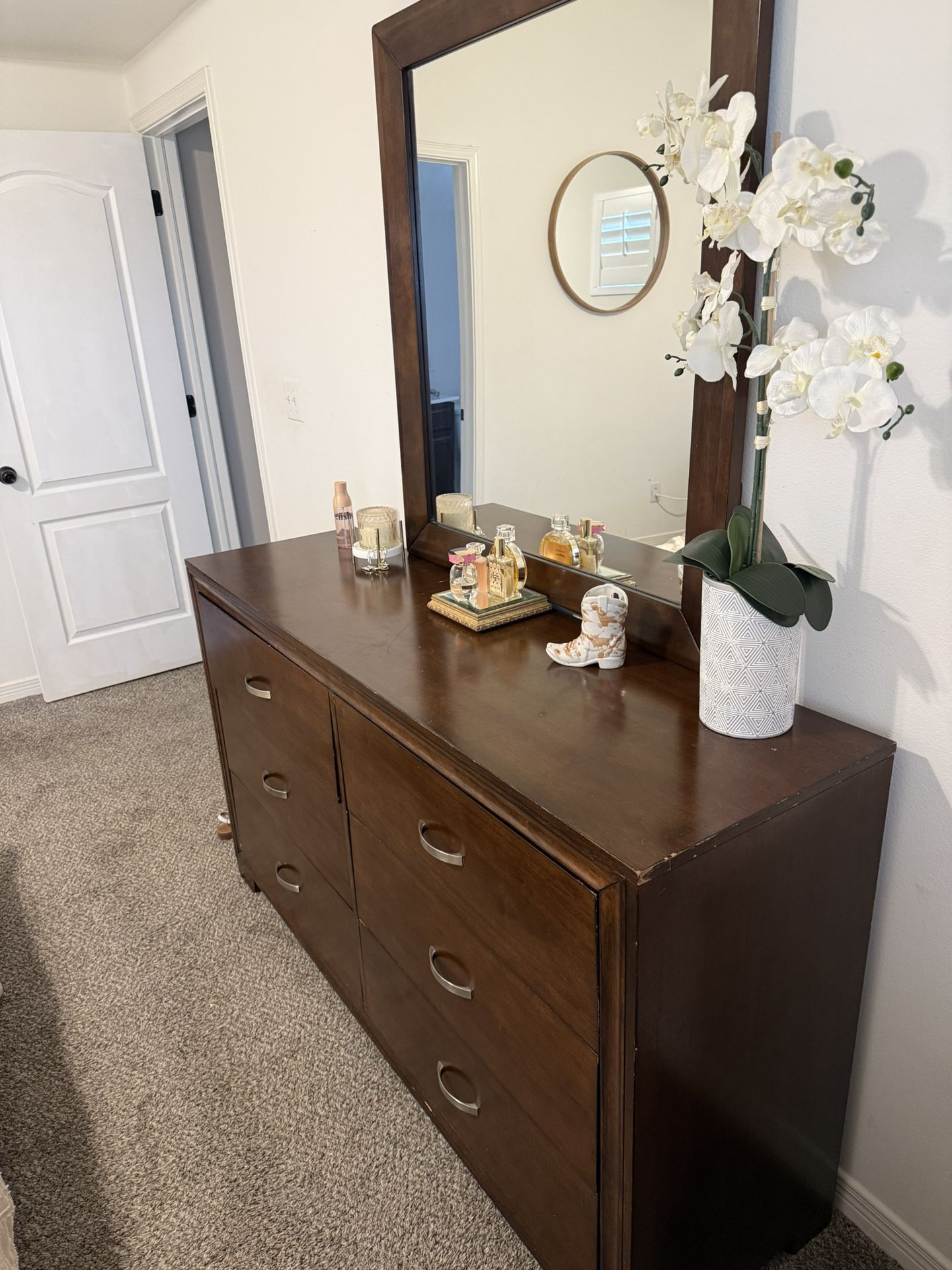 Queen Bedroom Set  and Queen Mattress