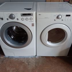 LG Set Washer And Dryer Electric Front Load